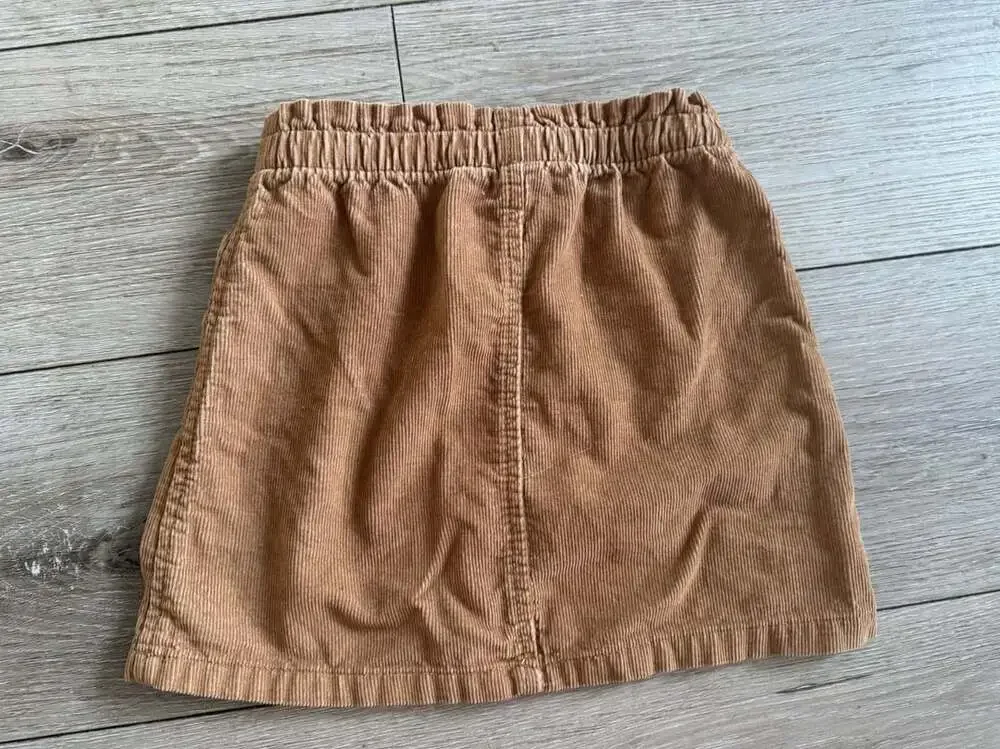 Old Navy Toddler Girls Brown Corduroy Mini Skirt Size 3T